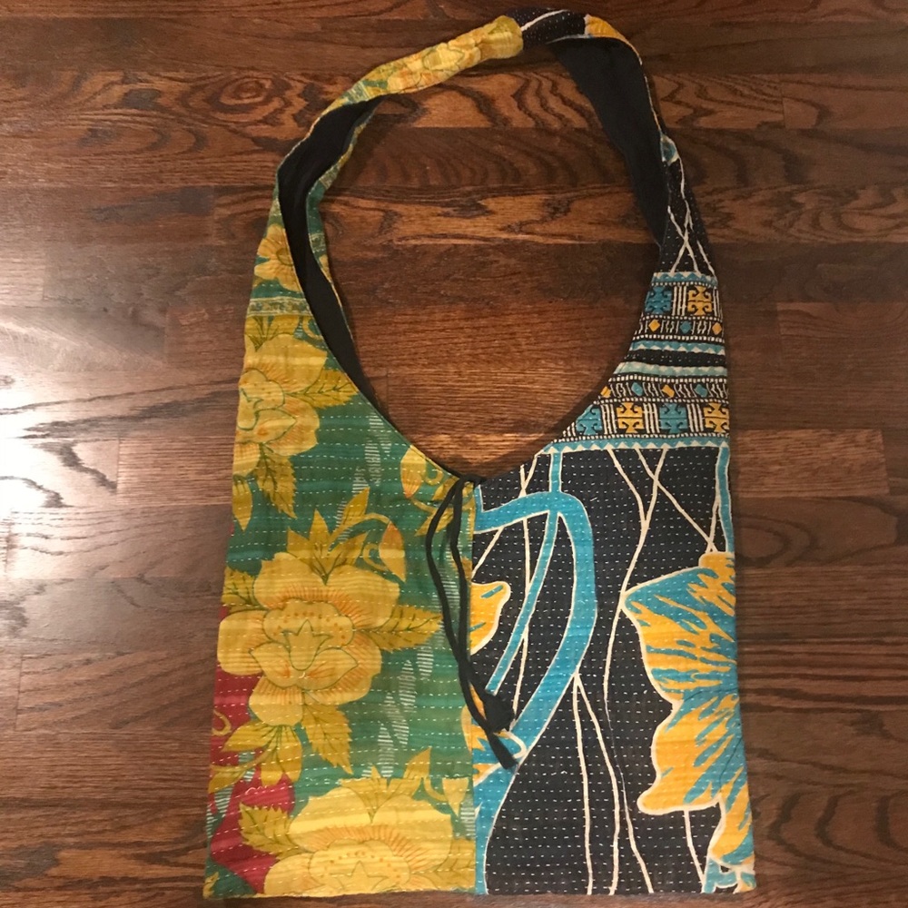 Kilim hobo bag